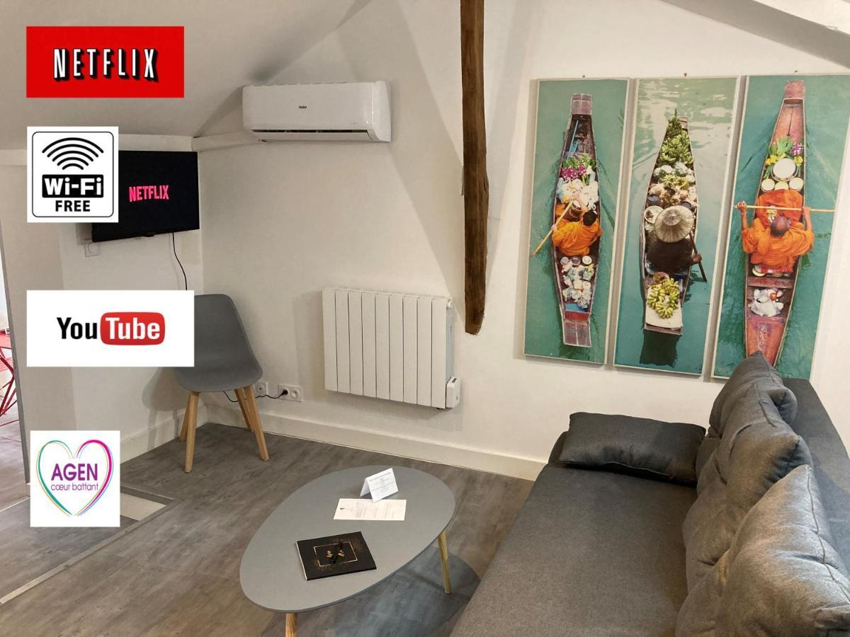 Ferienwohnung Les Toits D'Agen Exterior foto